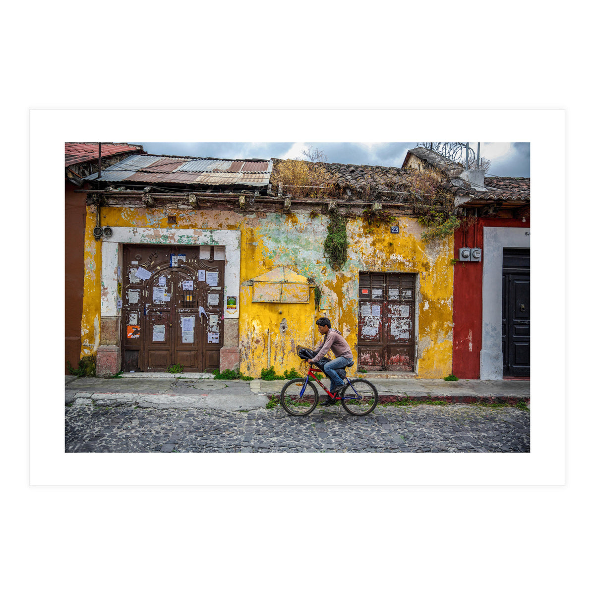 Antigua by bicycle (Print Only)