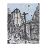 Cold afternoon on Artist Street in Paris (Print Only) thumbnail