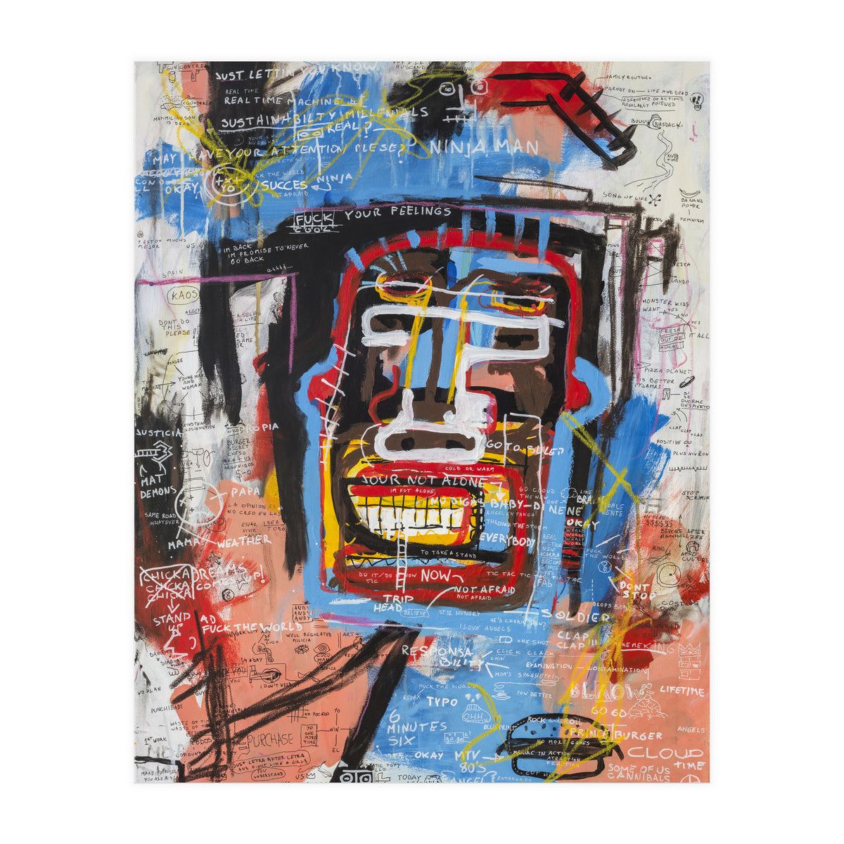 Ninja Face (Print Only)