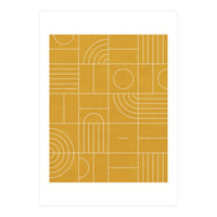 My Favorite Geometric Patterns No.22 - Mustard Yellow (Print Only)