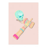 Skull kendama  (Print Only) thumbnail