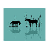 Horses By The Water (Print Only) thumbnail