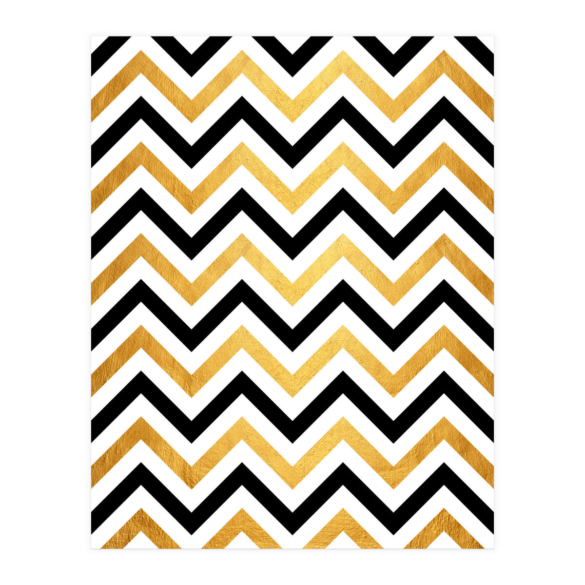 Chevron Golden III (Print Only)
