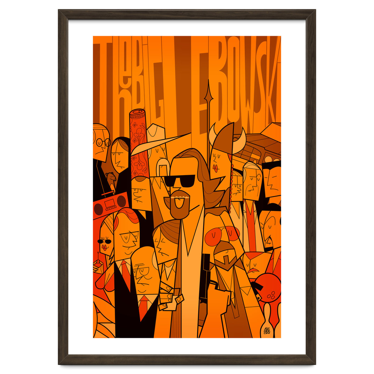 The Big Lebowski Alternative Movie Poster