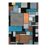 Random Concrete Pattern - Blue, Grey, Brown (Print Only) thumbnail