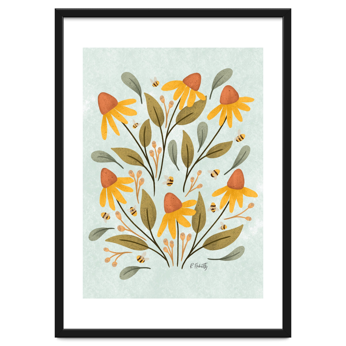 Daisies and Bumblebees