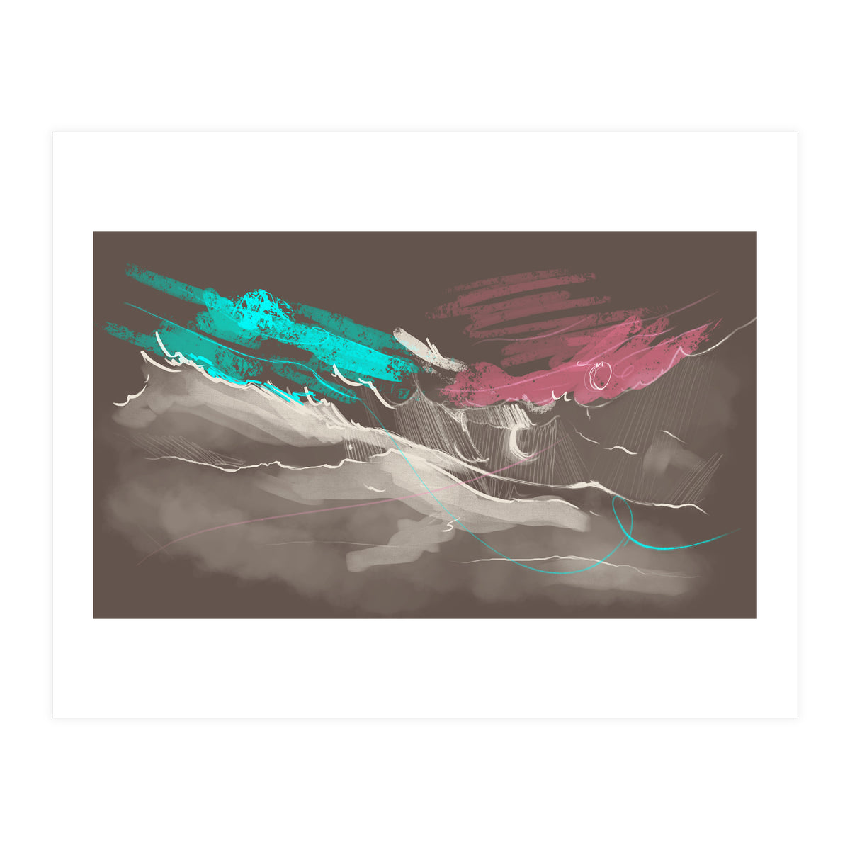 Teal in the sky (Print Only)