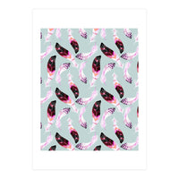 Bohemian pattern of feathers  (Print Only)