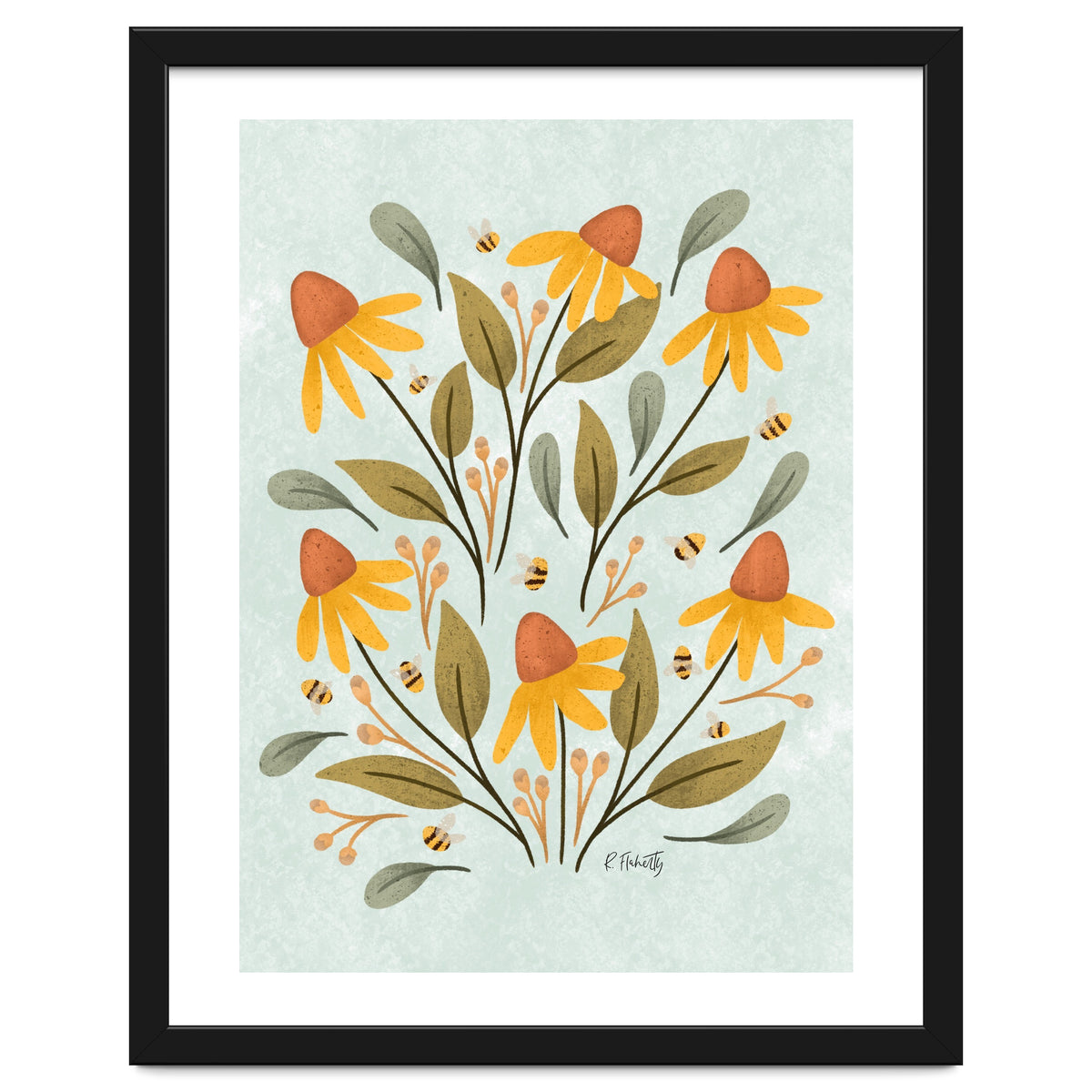 Daisies and Bumblebees