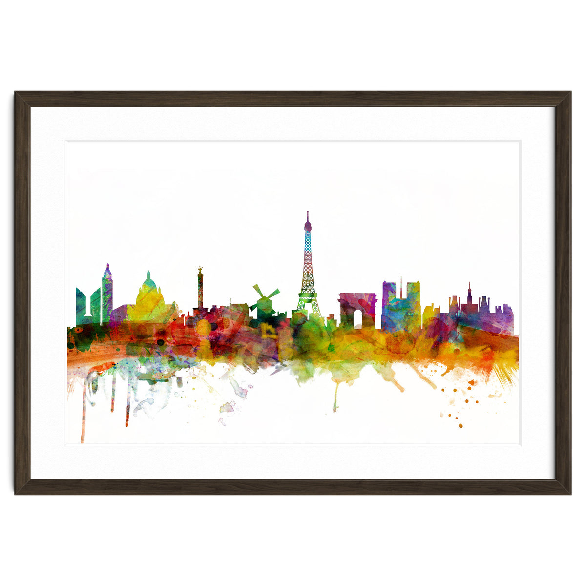 Paris France Skyline