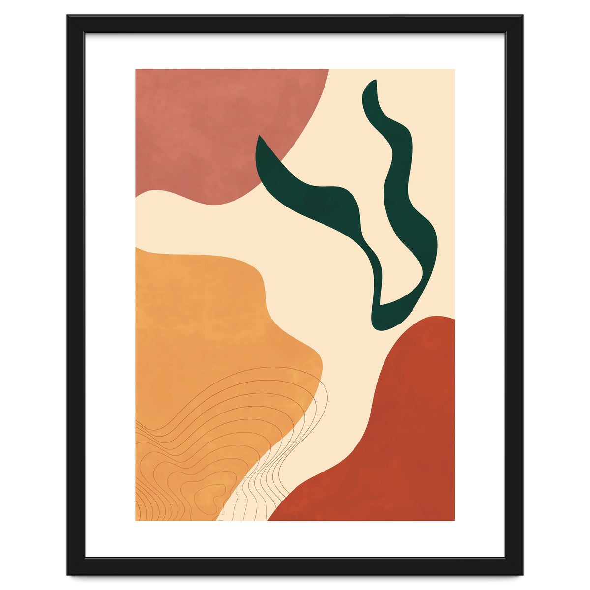 Abstract Scandi Neutral Shapes