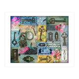 Vintage Key Collage (Print Only) thumbnail