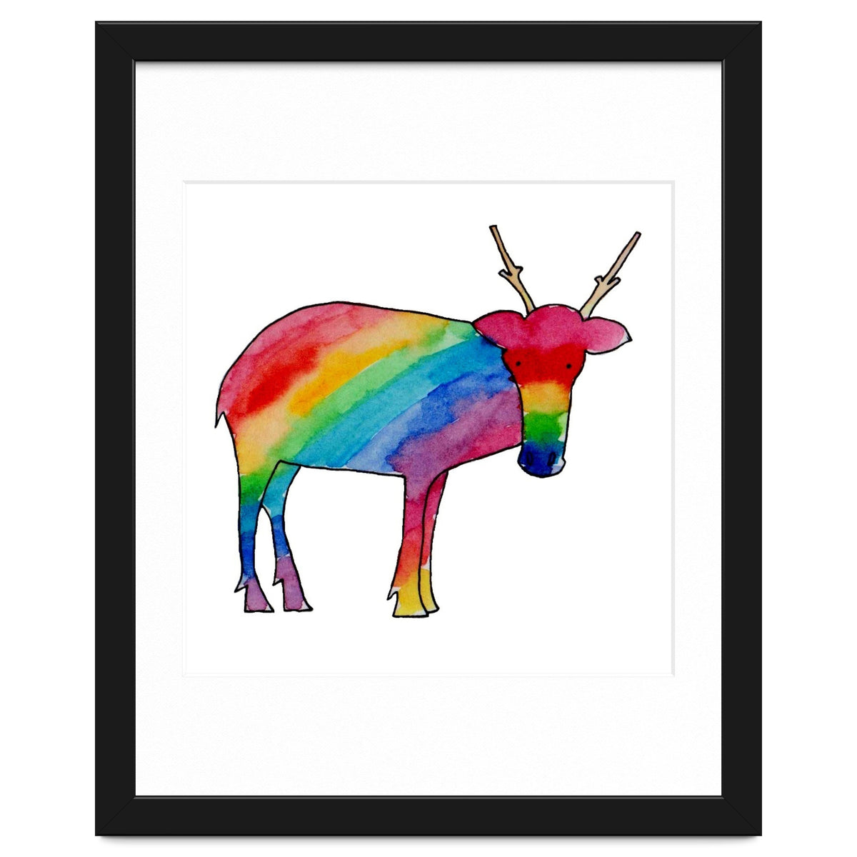 Rainbow reindeer