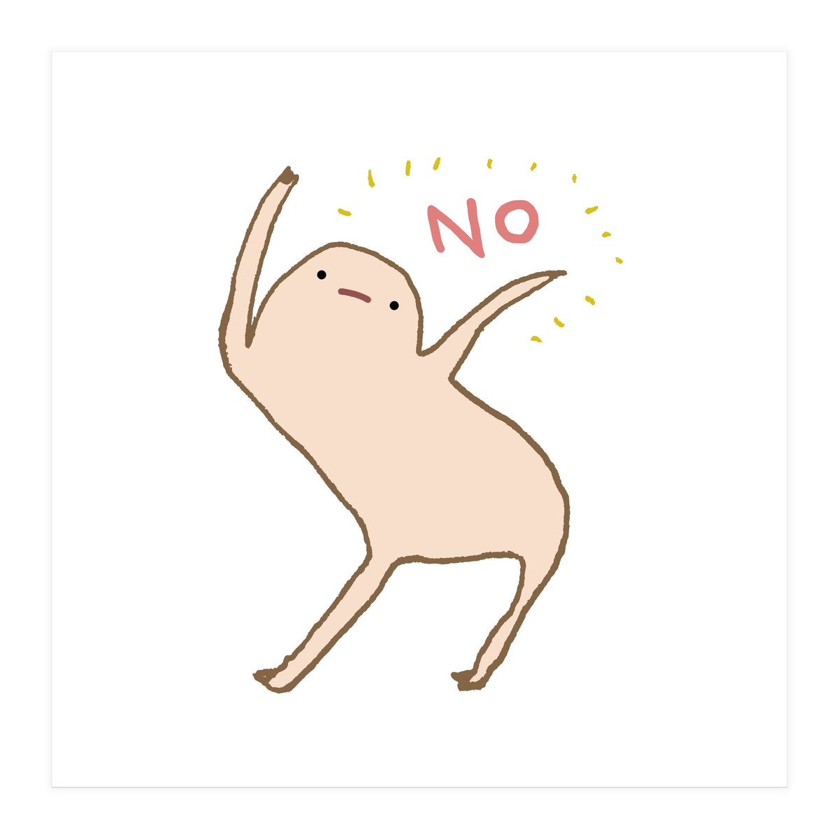 Honest Blob Says No (Print Only)