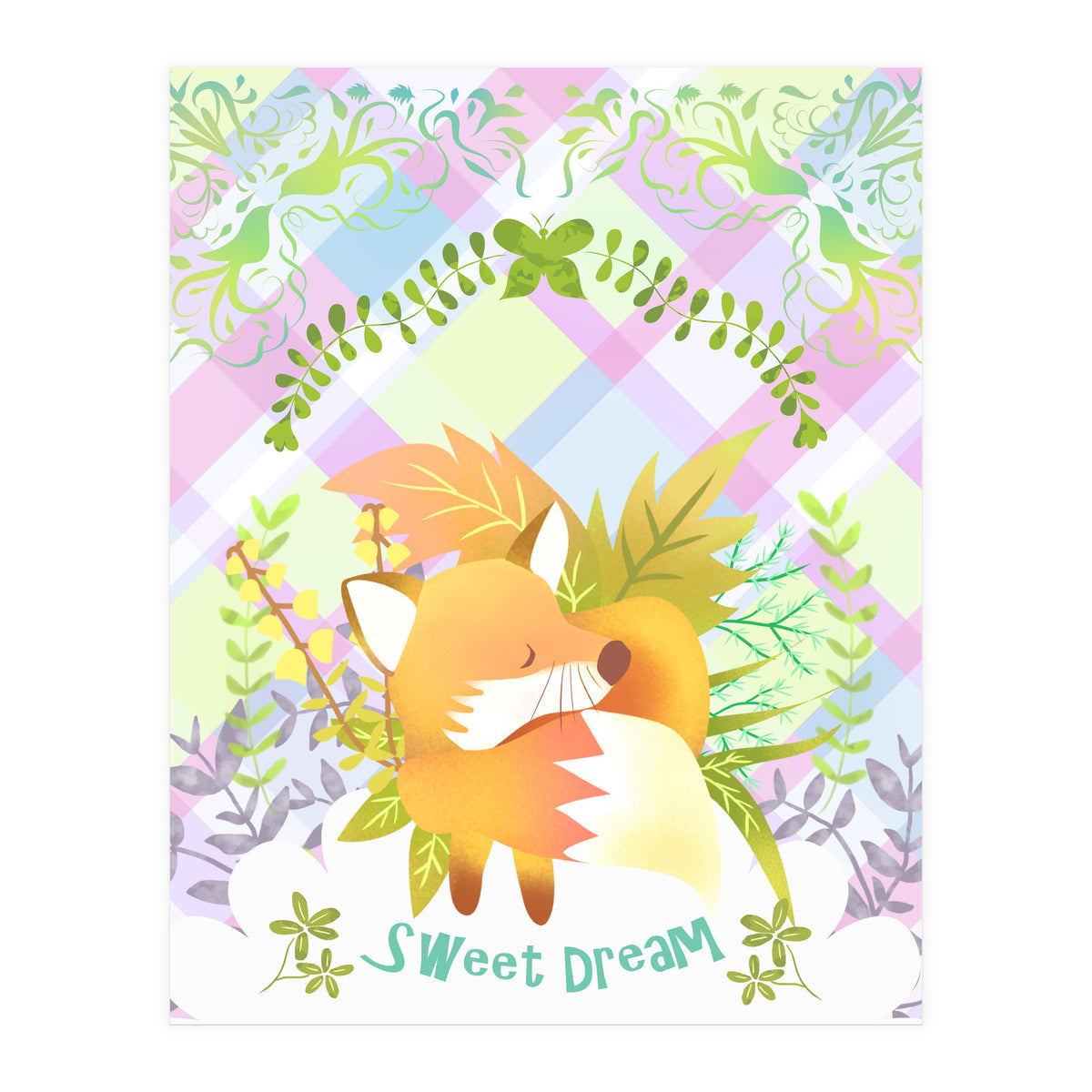 Sweet Dream Fox (Print Only)