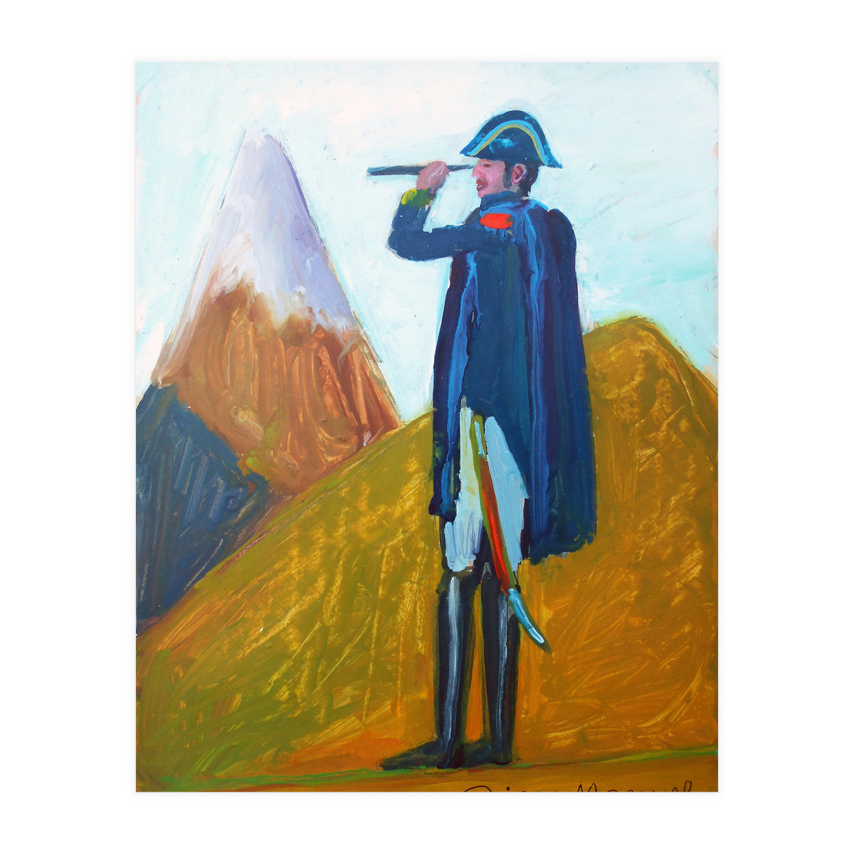 San Martin Cruzando Los Andes 3b (Print Only)