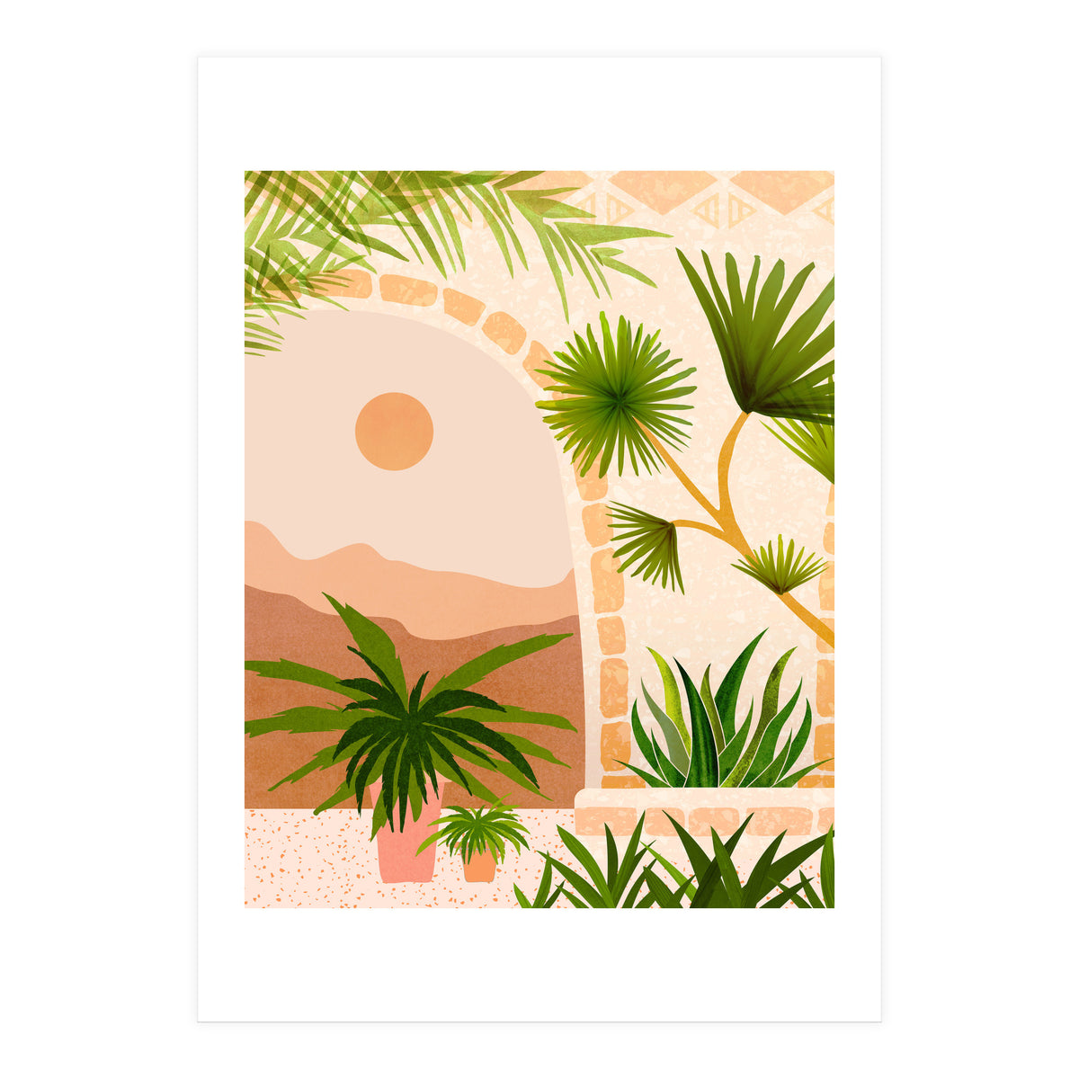 Southwest Summer Scene (Print Only)