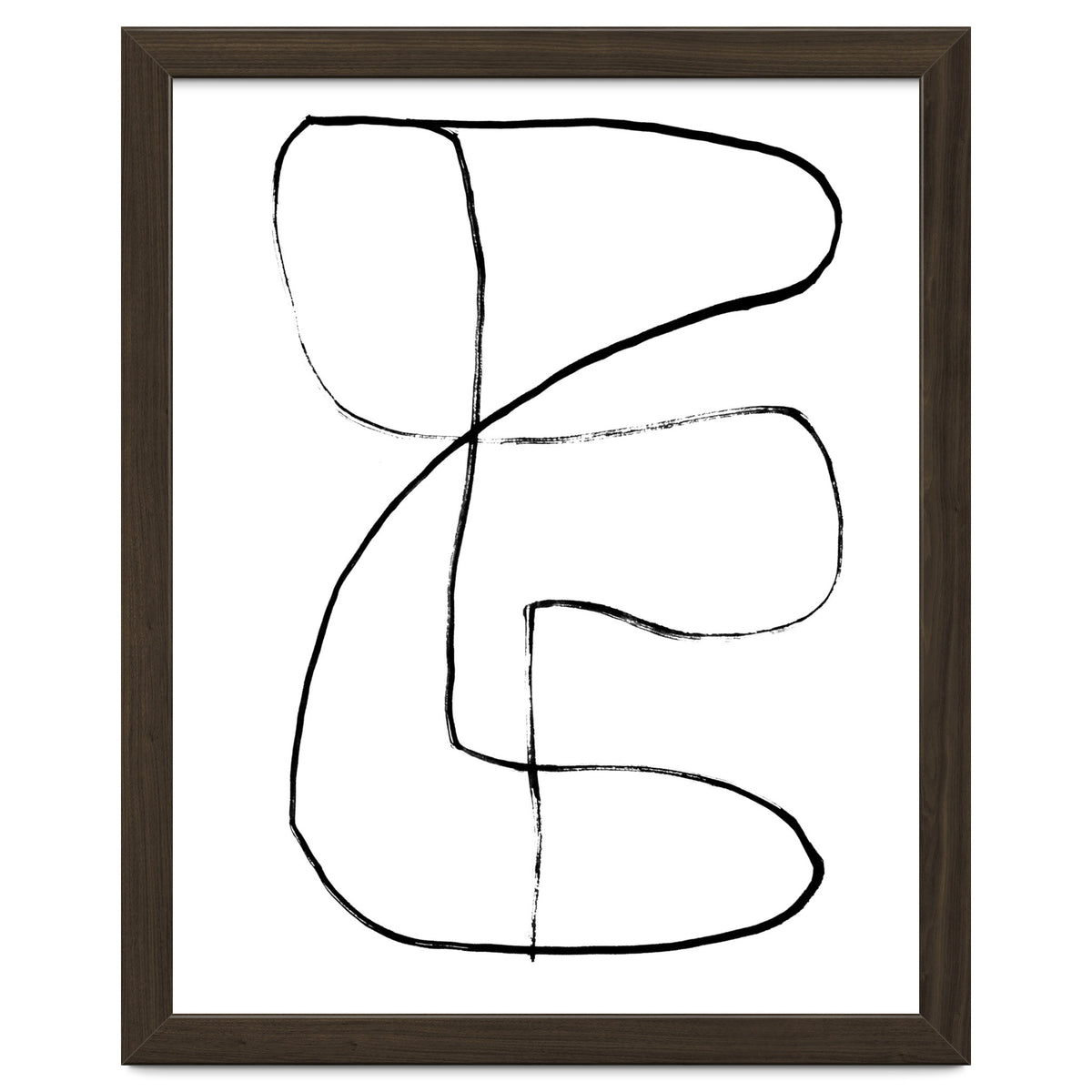 Mid-Century Line Art Print #1