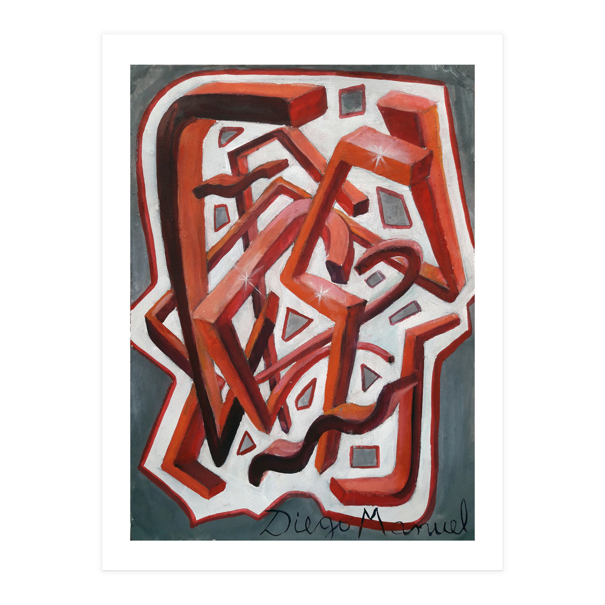 Formas En El Espacio 33 (Print Only)