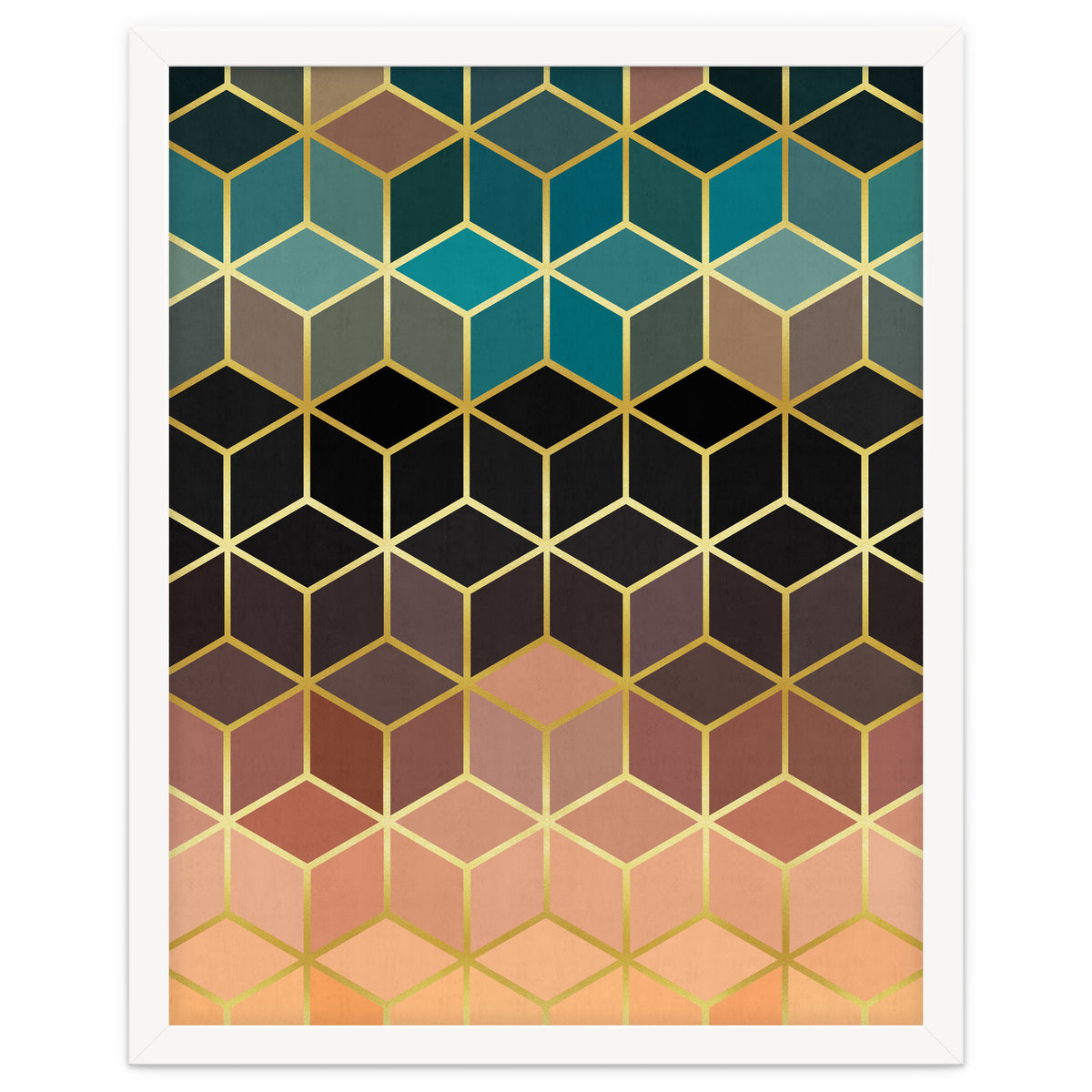 Colorful and golden pattern III