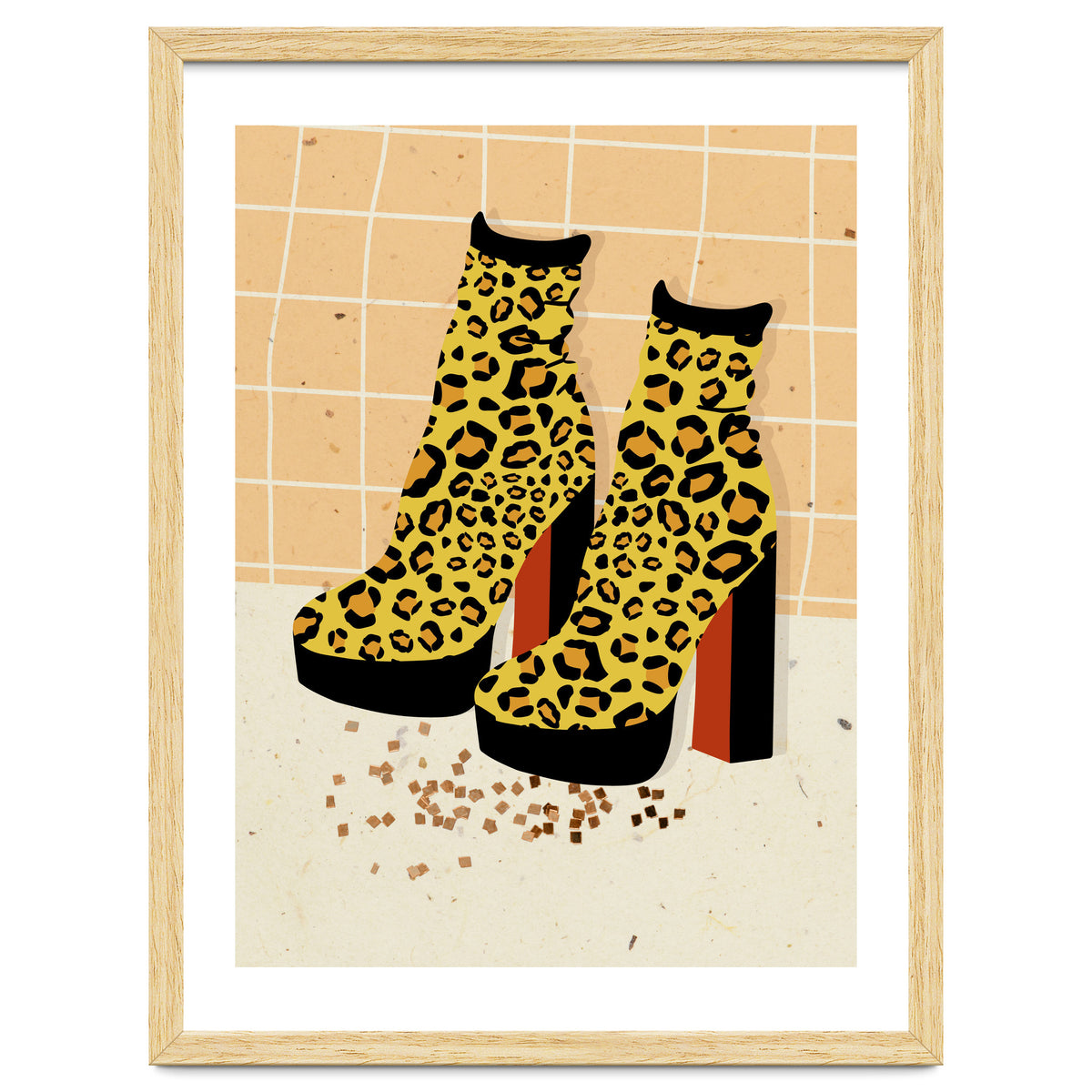 Leopard Disco Platforms