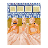 Ladies-Only Club | Girl Talk Slumber Party BFF | Bohemian Feminism Independent Moroccan Women (Print Only) thumbnail