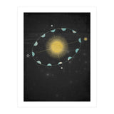 Vintage Cosmos: Equinox  (Print Only) thumbnail