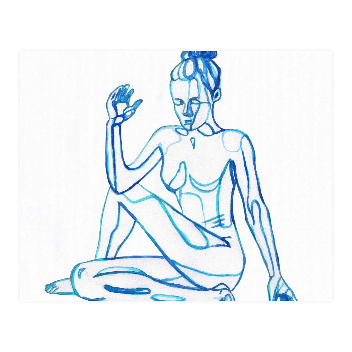 Ardha Matsyendrasana (Print Only)
