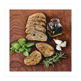 Bread, rosemary, basil and olive oil (Print Only) thumbnail