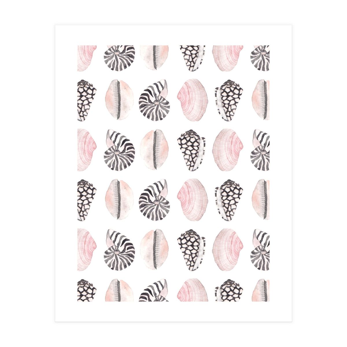 Seashell Pattern (Print Only)