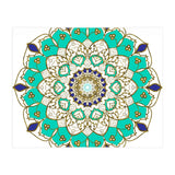 Blue and Gold Mandala (Print Only) thumbnail