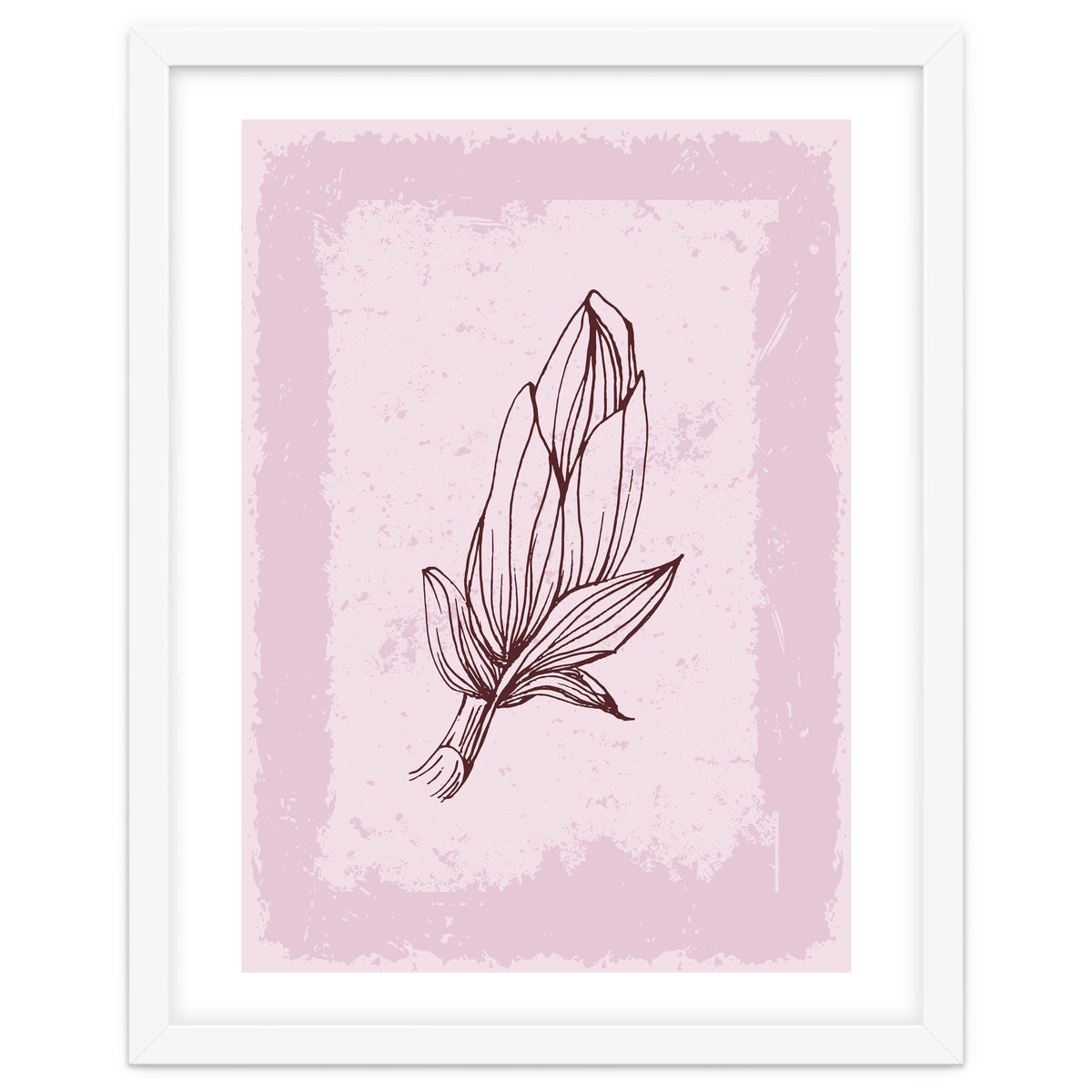 Magnolia Simple Minimal Boho - Botanical Leaves