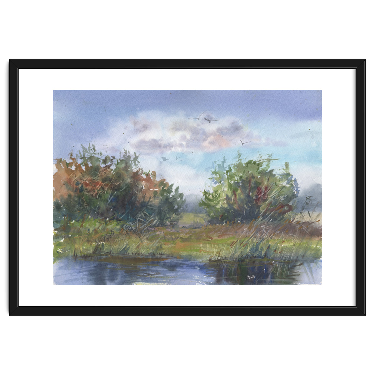 Watercolor Landscape Painting