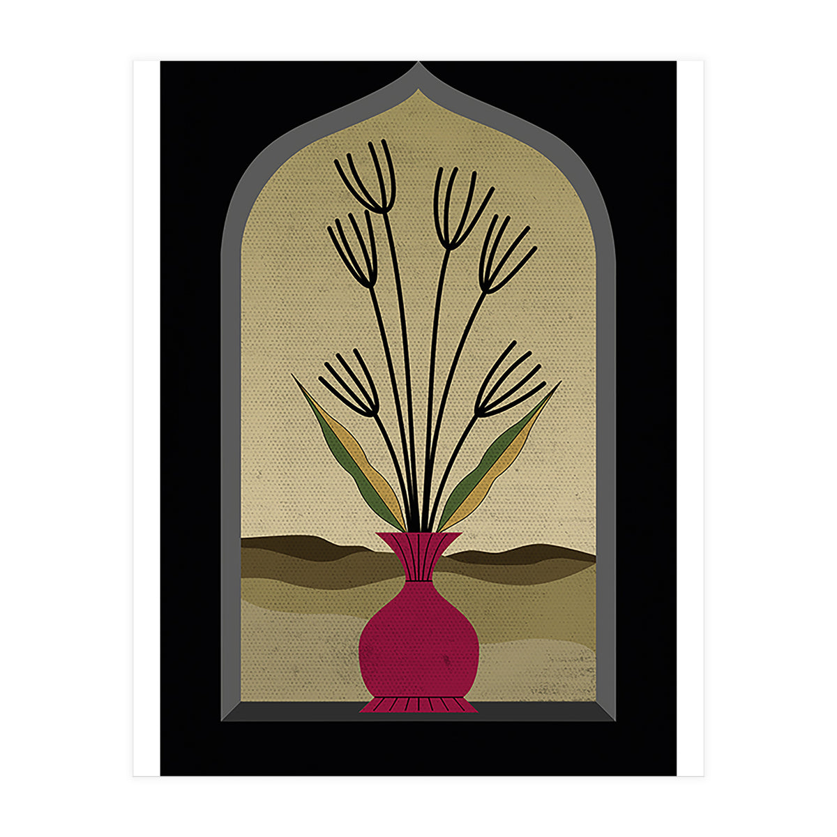 Window and Vase (Print Only)