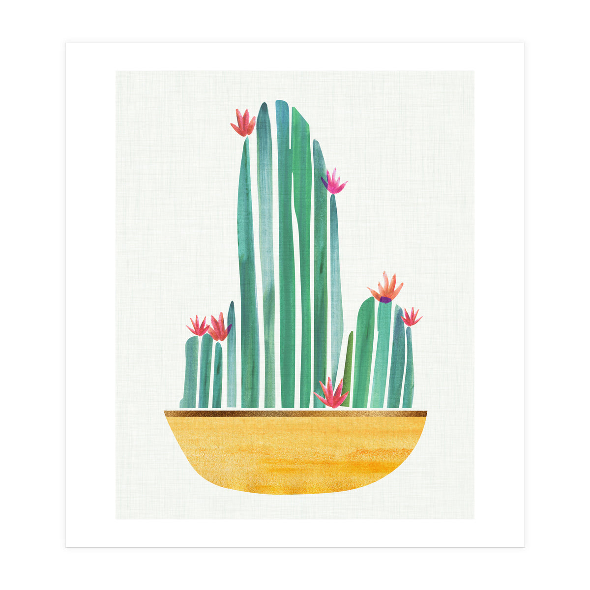 Bowl O' Cactus (Print Only)