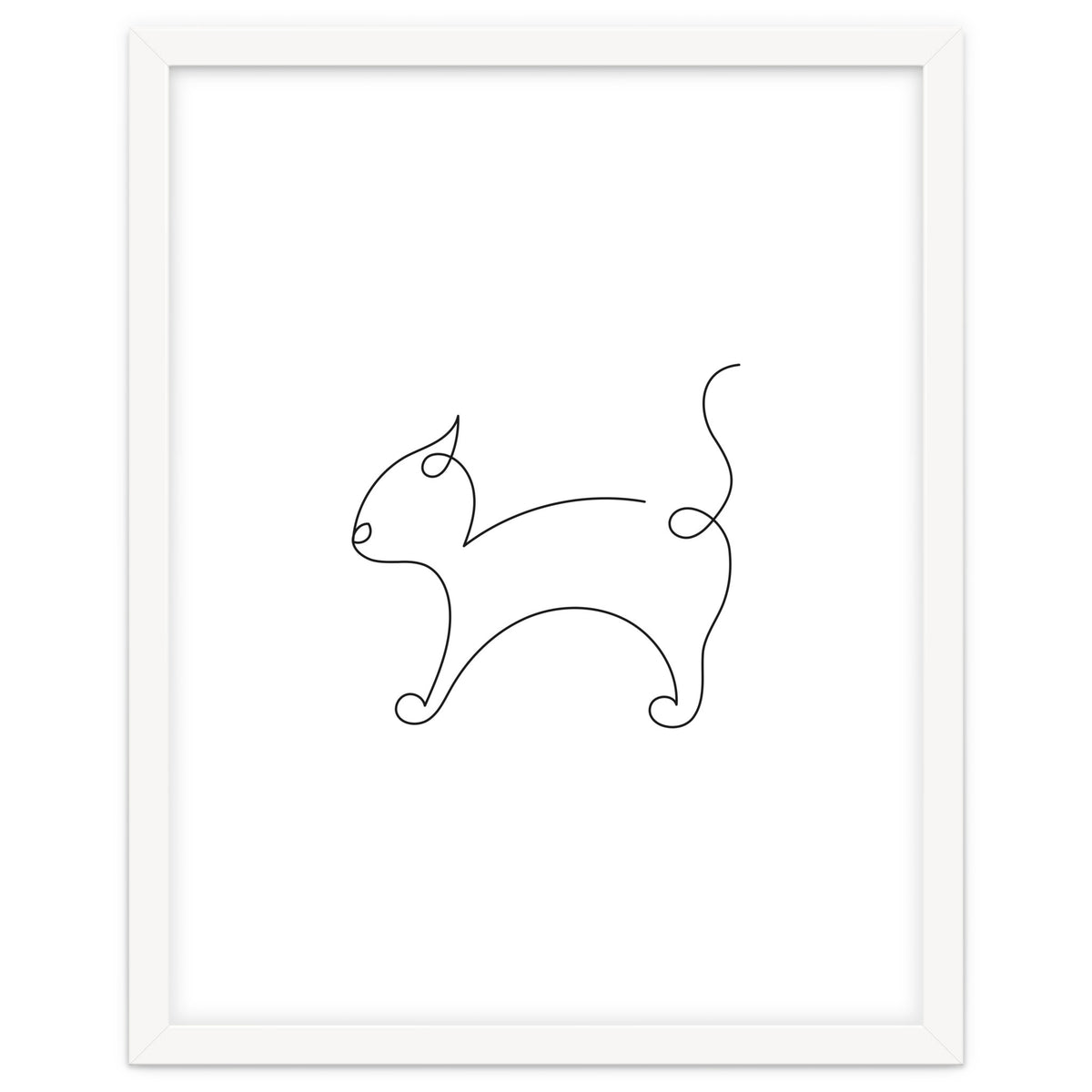 One Line Cat