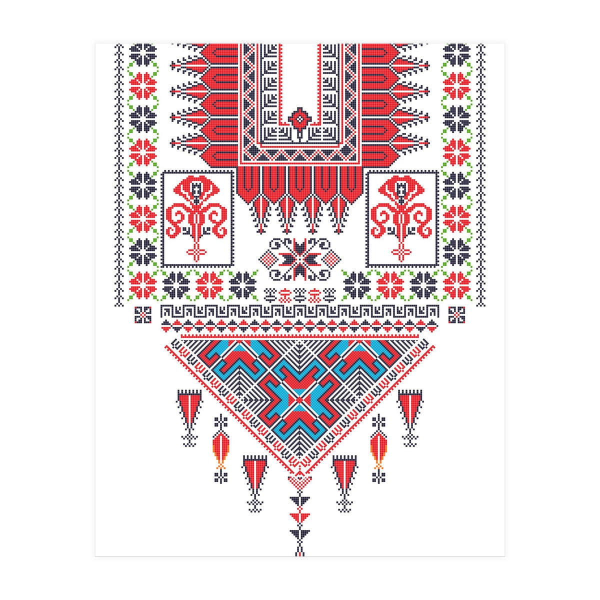 Tatreez Ornament 8 (Print Only)