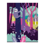 Sloth in the woods (Print Only) thumbnail