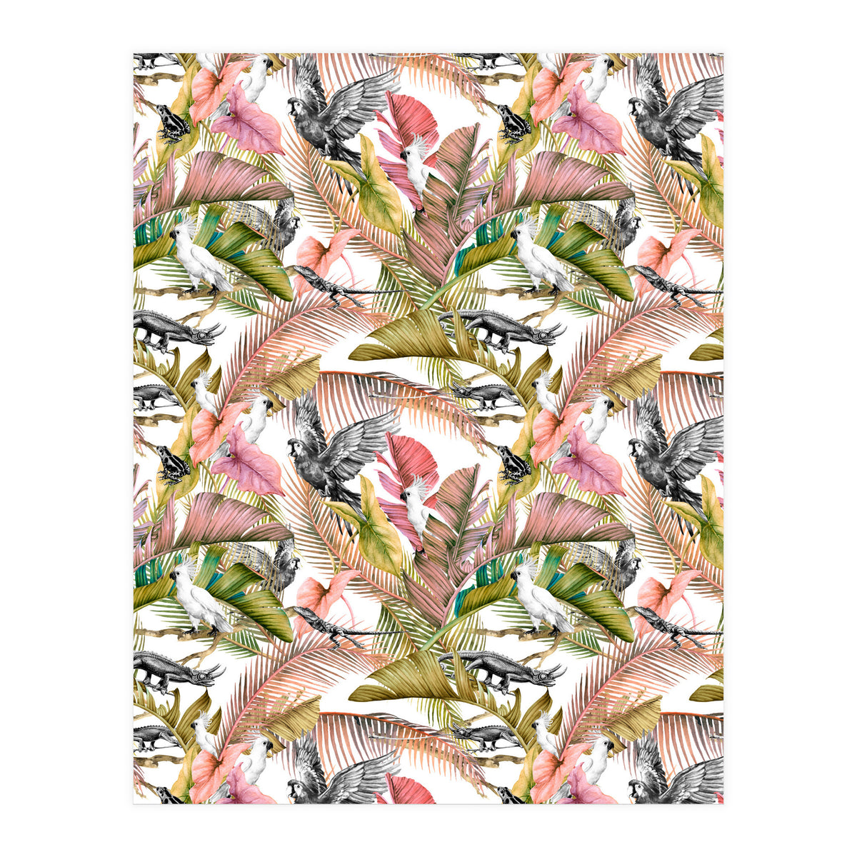 Paradise in the pink jungle (Print Only)