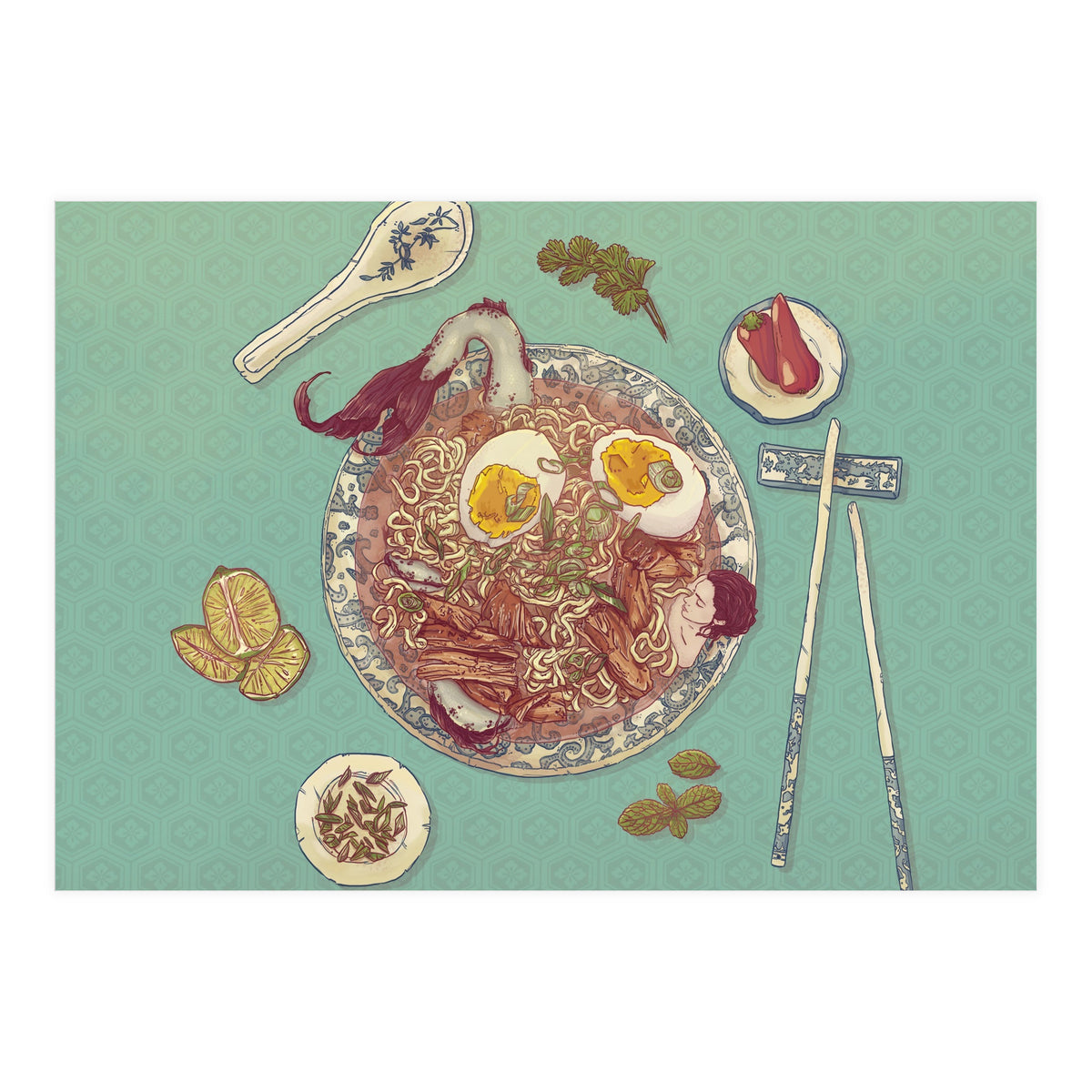 Pho Lady (Print Only)