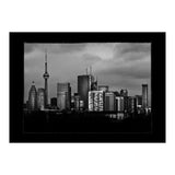 Toronto Skyline From The Pape Ave Bridge No 3 with Border (Print Only) thumbnail