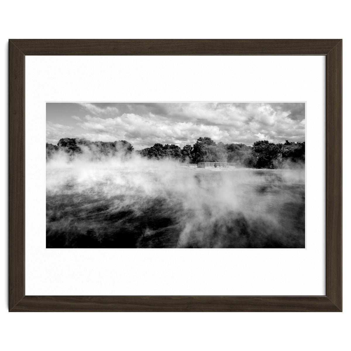 Vapors in Rotorua, New Zealand Art Print