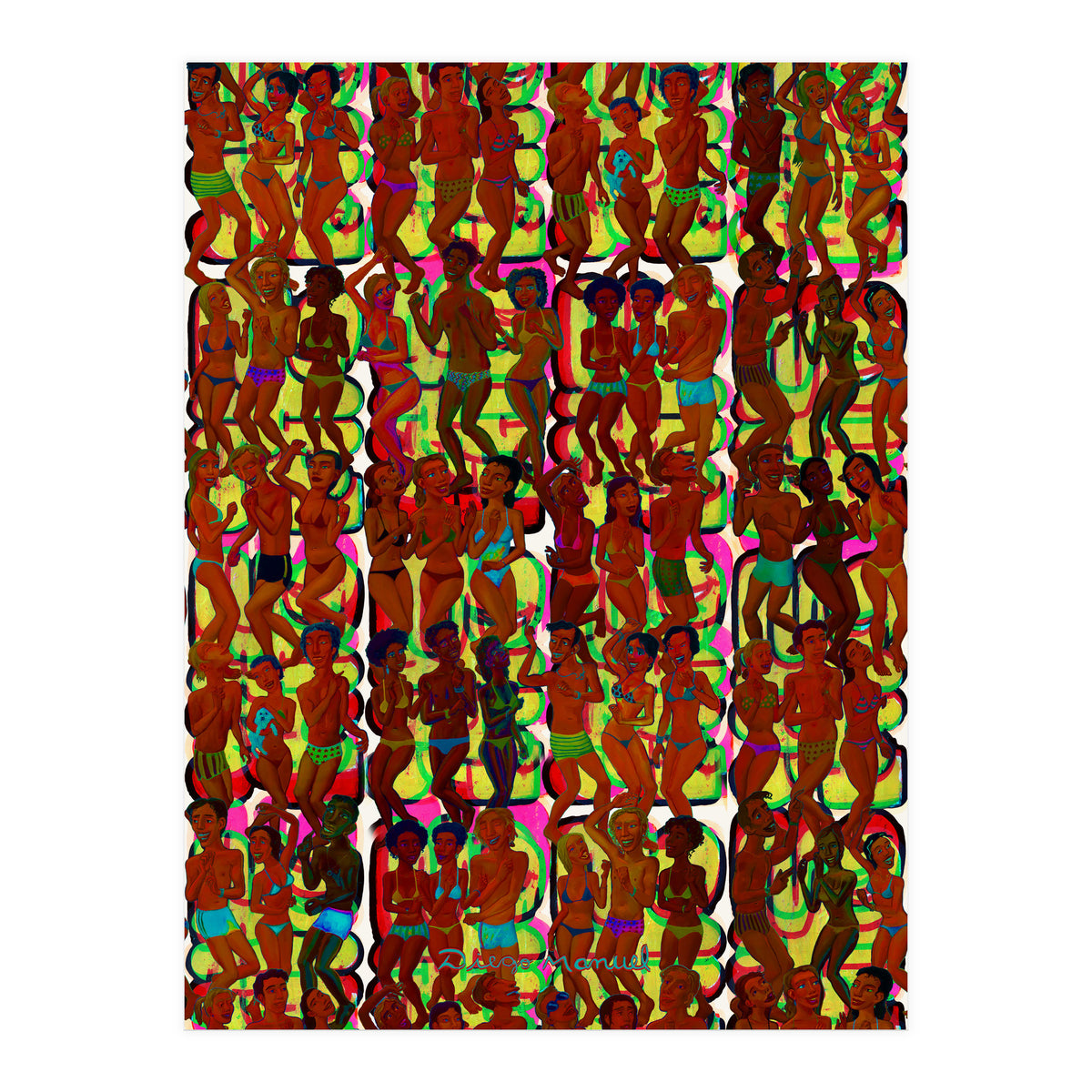 Fiesta En La Playa 8 (Print Only)