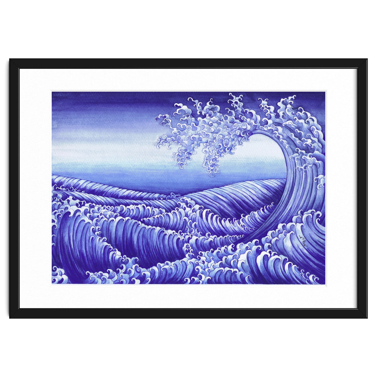 Turbulent Water Triptych part 3