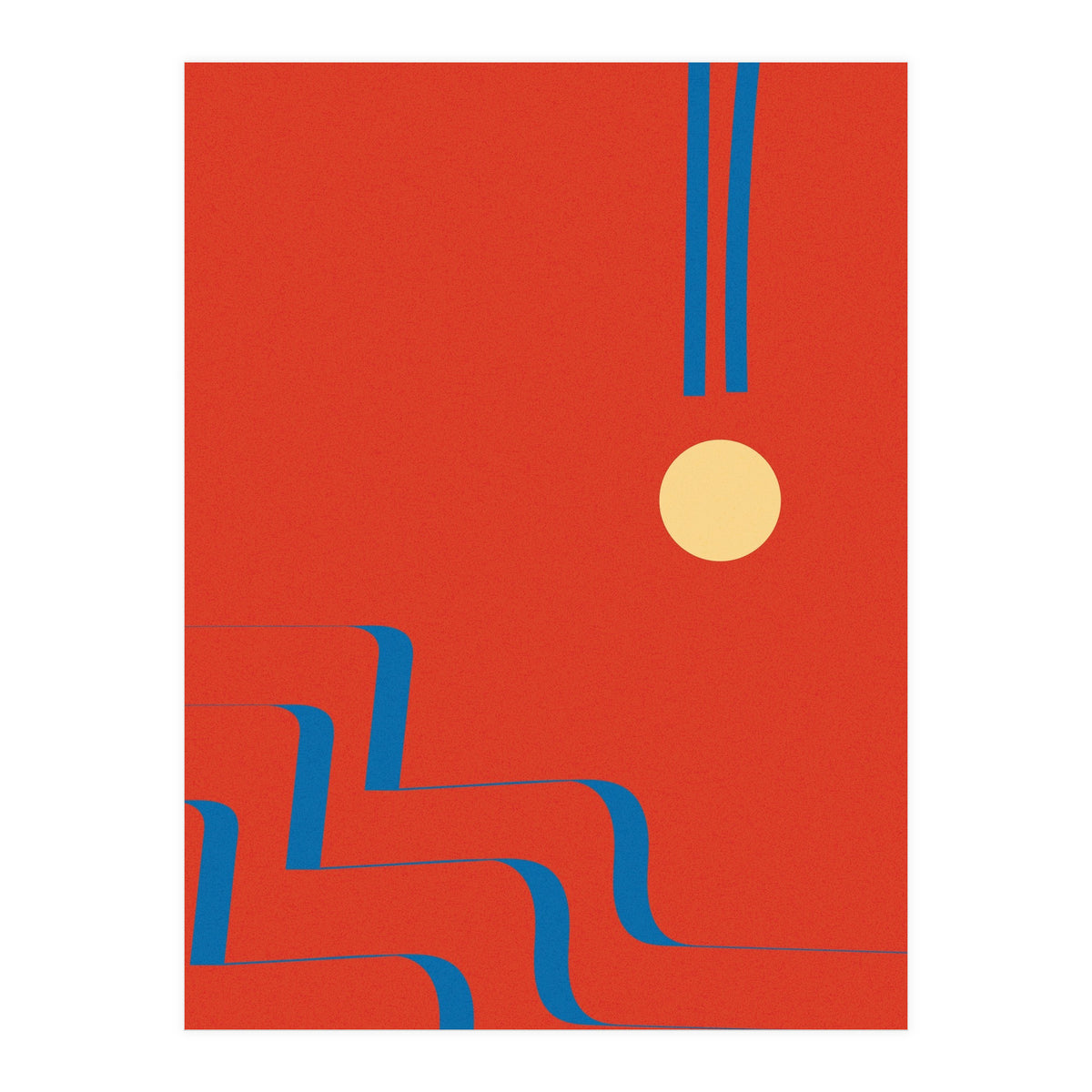 Mid Century Abstract Lines (Print Only)