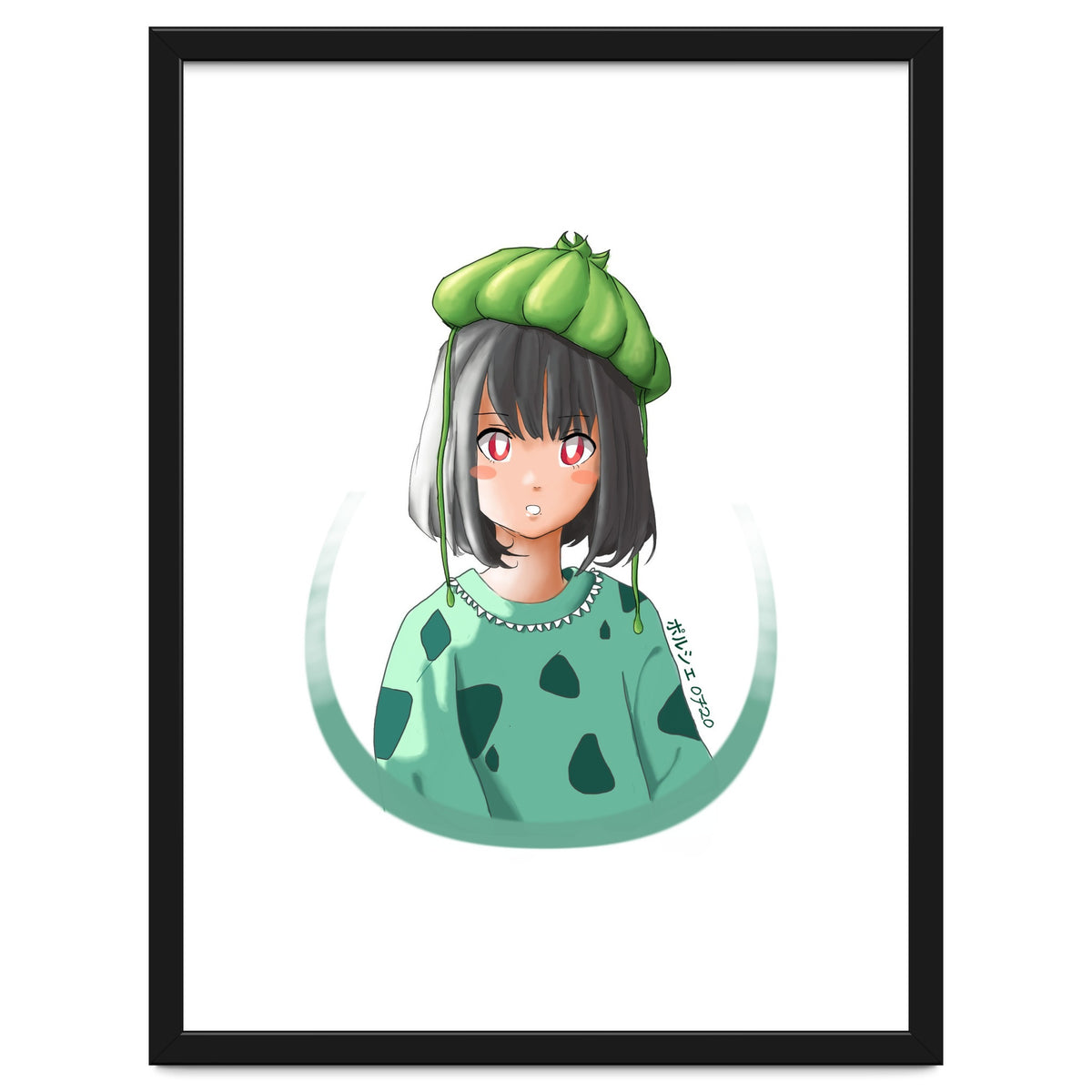 Porkitou: Human Bulbasaur