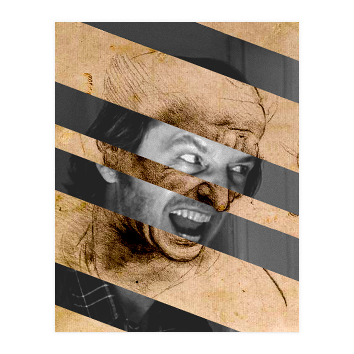 Leonardo Da Vincis Head For Th (Print Only)