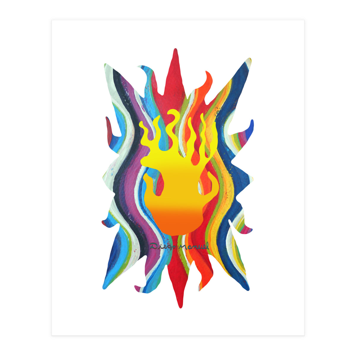 Fuego 8 Copia (Print Only)