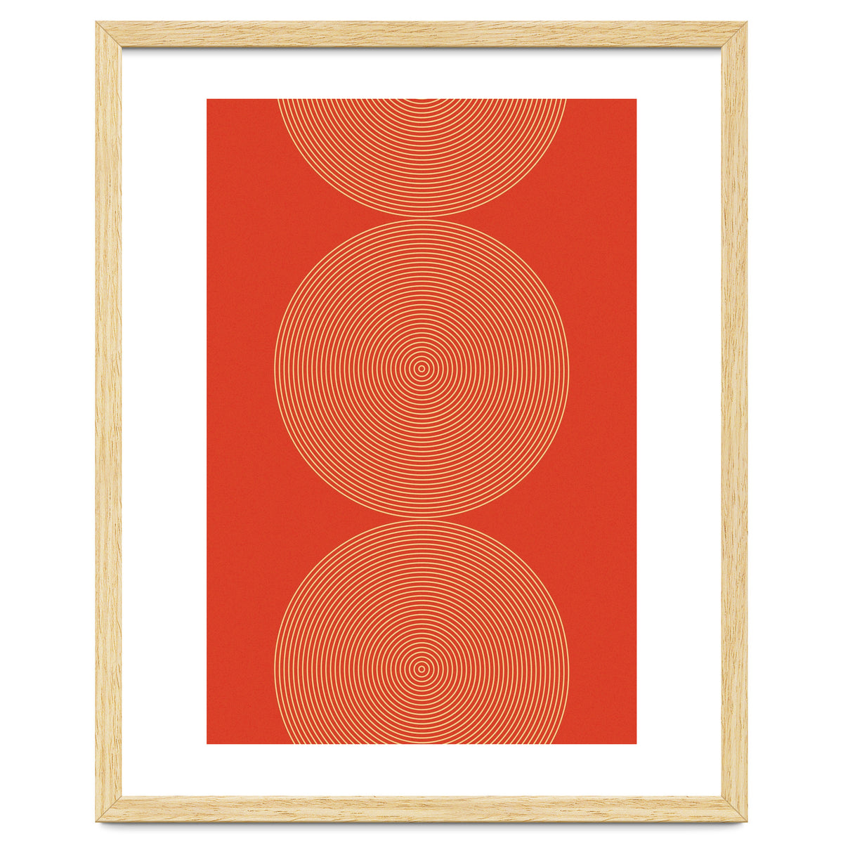 Radial Mid Century Geometric Art