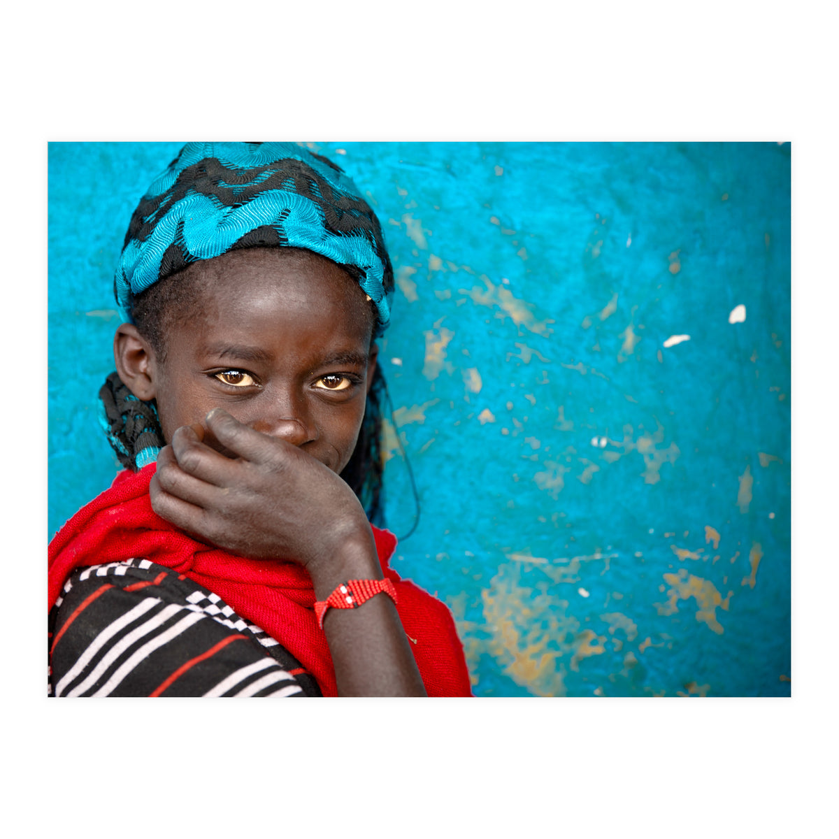 Blue, Red and the Girl (Print Only)